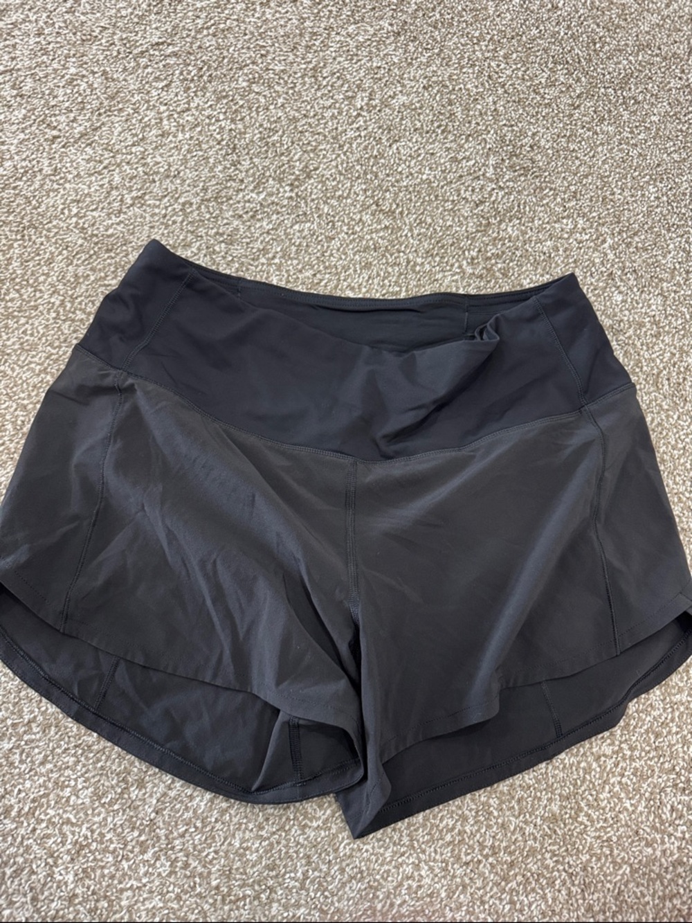 Black lululemon shorts